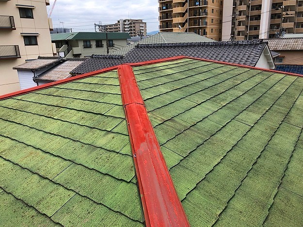 明石市　現地調査　屋根　棟板金